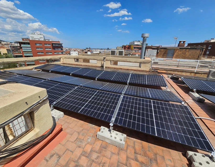Instalación de placas solares en Barcelona